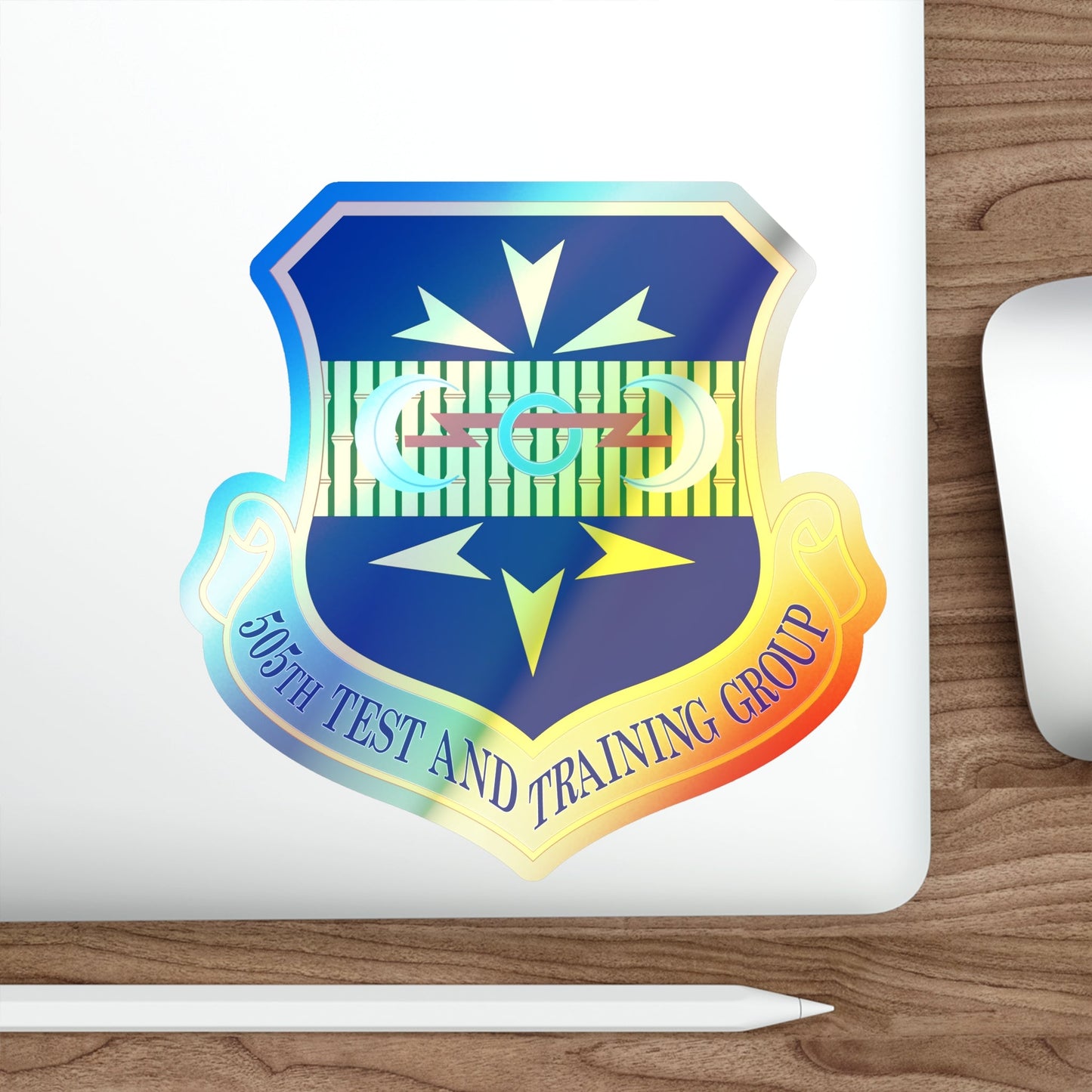 505 Test and Training Group ACC (U.S. Air Force) Holographic STICKER Die-Cut Vinyl Decal-The Sticker Space