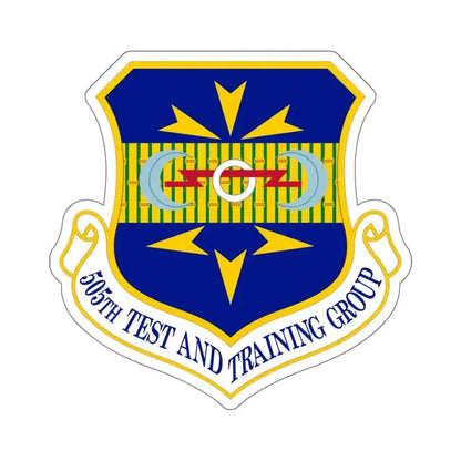 505 Test and Training Group ACC (U.S. Air Force) STICKER Vinyl Die-Cut Decal 4 Inch - The Sticker Space