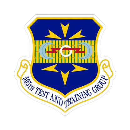 505 Test and Training Group ACC (U.S. Air Force) STICKER Vinyl Kiss-Cut Decal 3 Inch White - The Sticker Space
