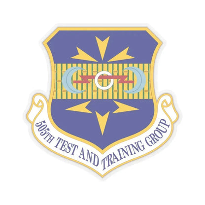 505 Test and Training Group ACC (U.S. Air Force) STICKER Vinyl Kiss-Cut Decal 6 Inch Transparent - The Sticker Space
