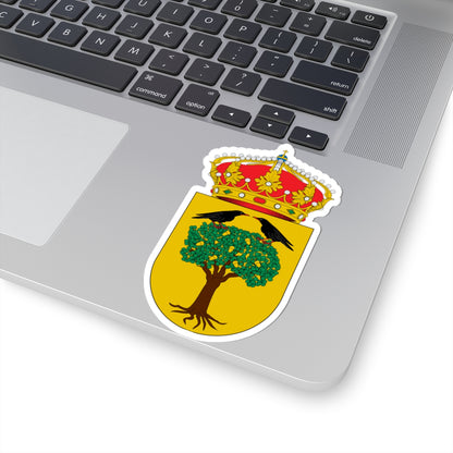 Escudo de Leciñena (Spain) (Coat of Arms) STICKER Vinyl Kiss-Cut Decal