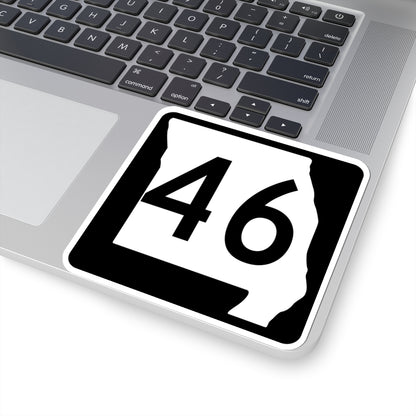 MO-46 (Missouri) (Road Sign) STICKER Vinyl Kiss-Cut Decal