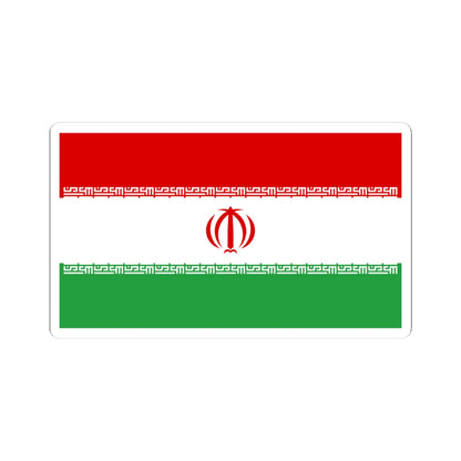 Flag of Iran upside down (Iran) STICKER Vinyl Kiss-Cut Decal