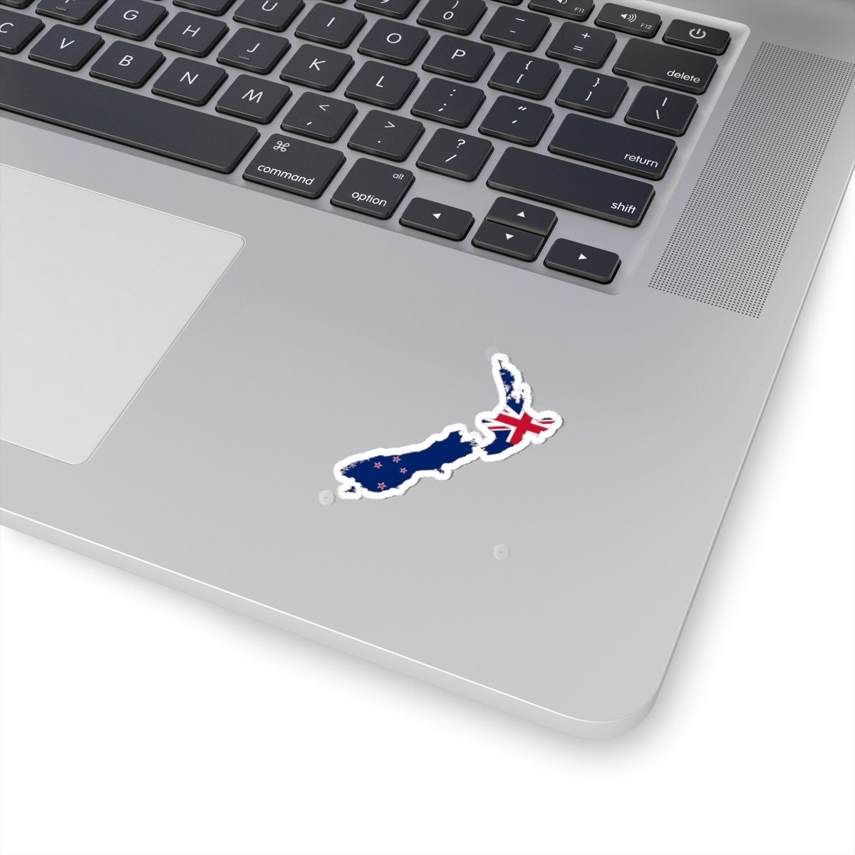 Flag-map of New Zealand (New Zealand) STICKER Vinyl Kiss-Cut Decal