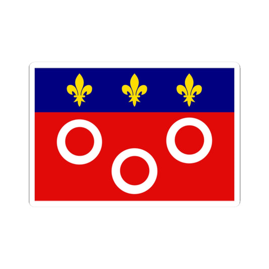 Flag of Macon (France) STICKER Vinyl Kiss-Cut Decal