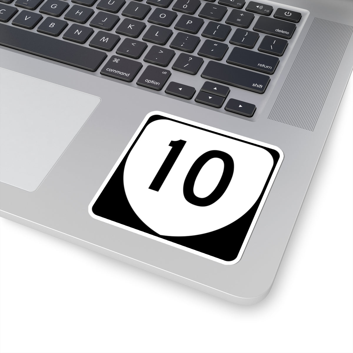 Virginia 10 (Virginia) (Road Sign) STICKER Vinyl Kiss-Cut Decal