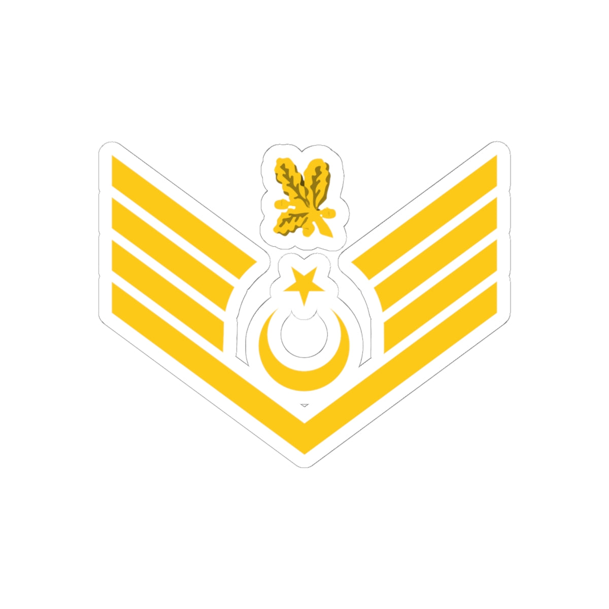 Navy TUR OR 07b (Turkey) (Military Rank) STICKER Vinyl Kiss-Cut Decal