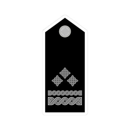 Naramenica svečane odore brigadira HRZ i PZO (Croatia) (Military Rank) STICKER Vinyl Kiss-Cut Decal