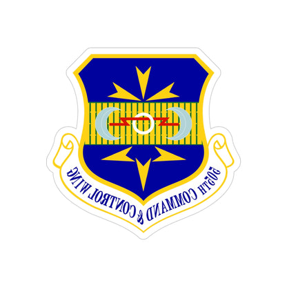 505th Command and Control Wing (U.S. Air Force) REVERSE PRINT Transparent STICKER-4 Inch-The Sticker Space