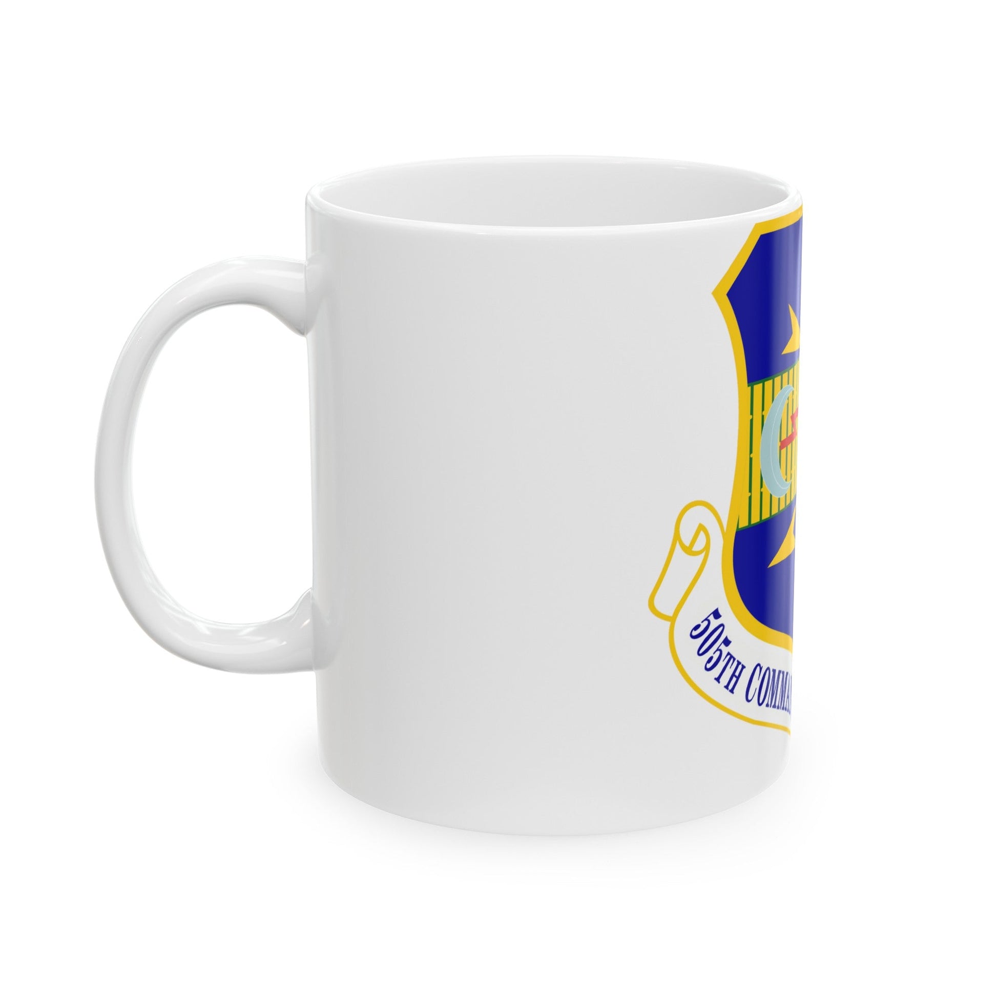 505th Command and Control Wing (U.S. Air Force) White Coffee Mug-The Sticker Space