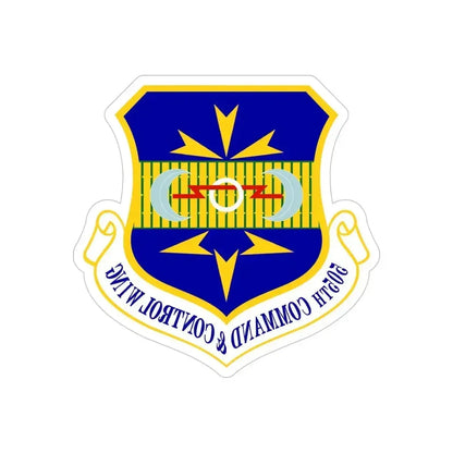 505th Command and Control Wing (U.S. Air Force) REVERSE PRINT Transparent Die-Cut STICKER 5 Inch Die-Cut Transparent - The Sticker Space