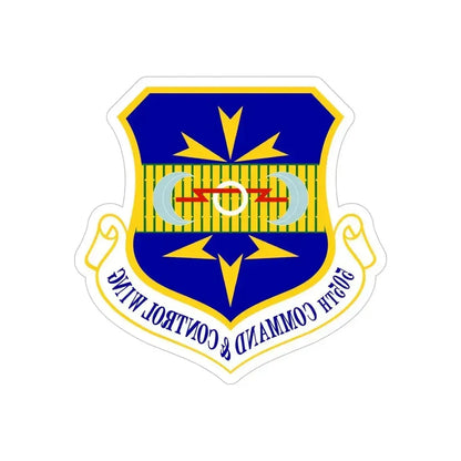 505th Command and Control Wing (U.S. Air Force) REVERSE PRINT Transparent Die-Cut STICKER 6 Inch Die-Cut Transparent - The Sticker Space