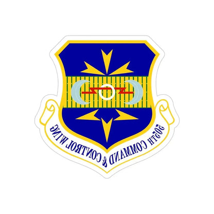 505th Command and Control Wing (U.S. Air Force) REVERSE PRINT Transparent Die-Cut STICKER - The Sticker Space