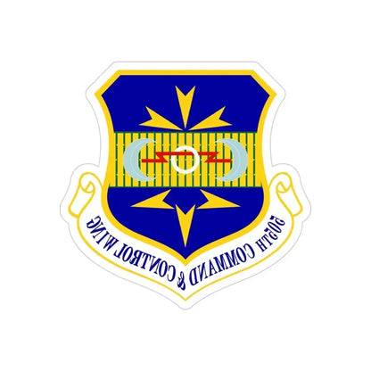 505th Command and Control Wing (U.S. Air Force) REVERSE PRINT Transparent Die-Cut STICKER - The Sticker Space