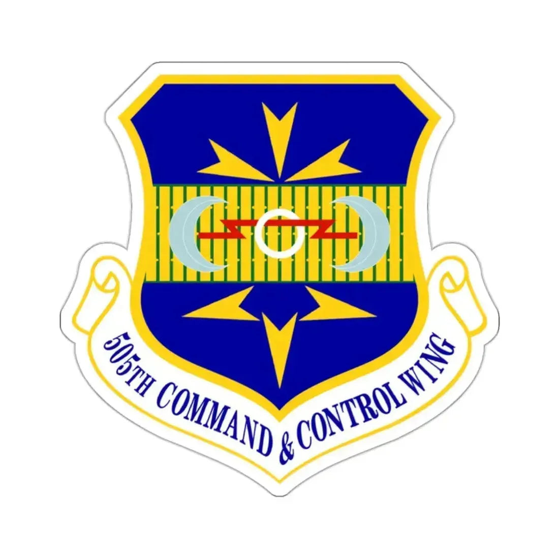 505th Command and Control Wing (U.S. Air Force) STICKER Vinyl Die-Cut Decal 2 Inch - The Sticker Space