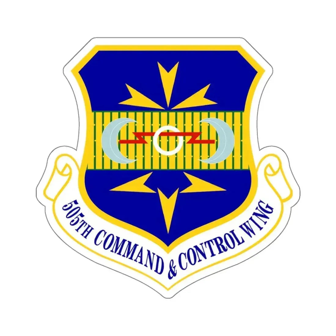 505th Command and Control Wing (U.S. Air Force) STICKER Vinyl Die-Cut Decal 6 Inch - The Sticker Space