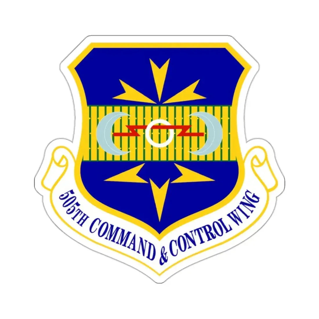 505th Command and Control Wing (U.S. Air Force) STICKER Vinyl Die-Cut Decal - The Sticker Space