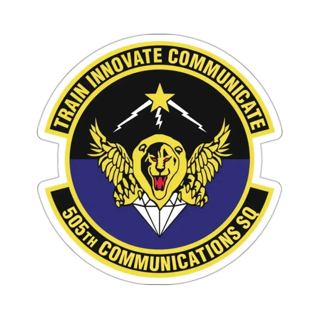 505th Communications Squadron (U.S. Air Force) STICKER Vinyl Die-Cut Decal 2 Inch - The Sticker Space
