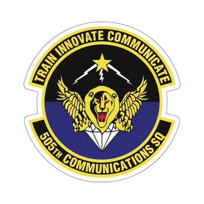 505th Communications Squadron (U.S. Air Force) STICKER Vinyl Die-Cut Decal 5 Inch - The Sticker Space