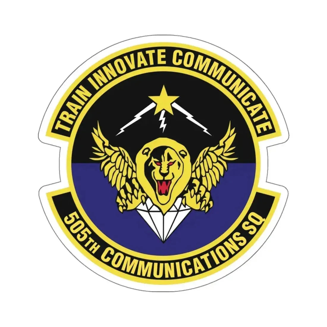 505th Communications Squadron (U.S. Air Force) STICKER Vinyl Die-Cut Decal 6 Inch - The Sticker Space