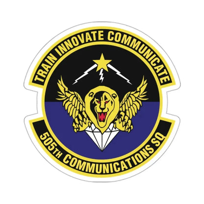 505th Communications Squadron (U.S. Air Force) STICKER Vinyl Die-Cut Decal - The Sticker Space