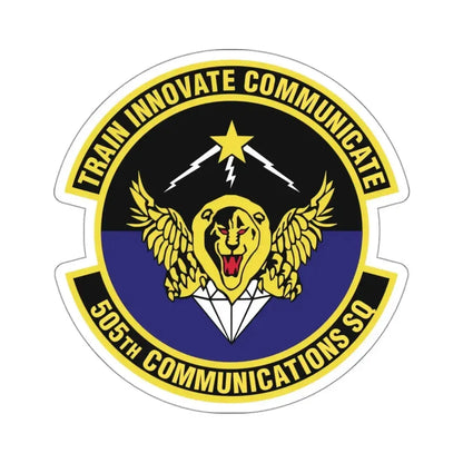 505th Communications Squadron (U.S. Air Force) STICKER Vinyl Die-Cut Decal - The Sticker Space