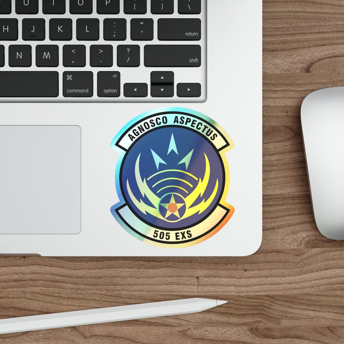 505th Exercise Control Squadron (U.S. Air Force) Holographic STICKER Die-Cut Vinyl Decal-The Sticker Space