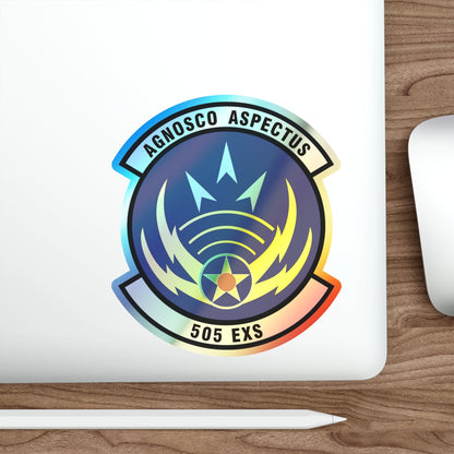 505th Exercise Control Squadron (U.S. Air Force) Holographic STICKER Die-Cut Vinyl Decal-The Sticker Space