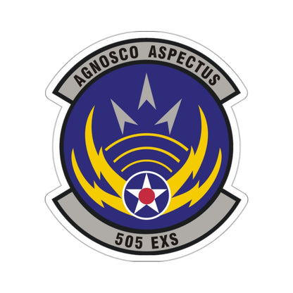 505th Exercise Control Squadron (U.S. Air Force) STICKER Vinyl Die-Cut Decal-White-The Sticker Space