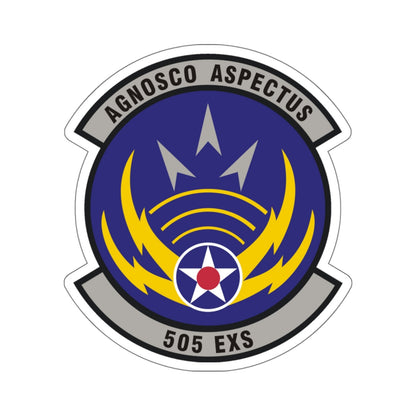 505th Exercise Control Squadron (U.S. Air Force) STICKER Vinyl Die-Cut Decal-White-The Sticker Space