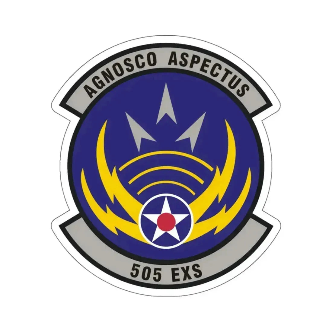 505th Exercise Control Squadron (U.S. Air Force) STICKER Vinyl Die-Cut Decal 4 Inch - The Sticker Space