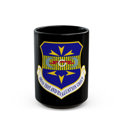 505th Test and Evaluation Group (U.S. Air Force) Black Coffee Mug-15oz-The Sticker Space