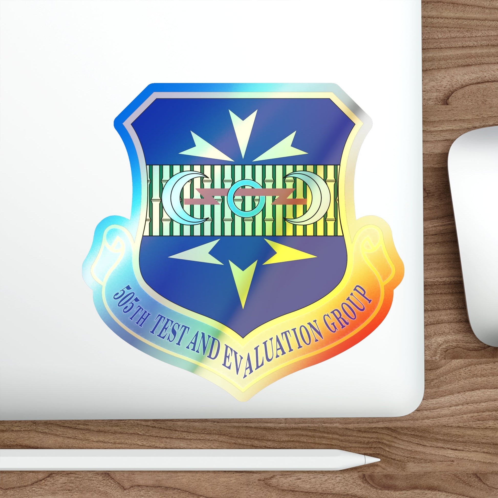 505th Test and Evaluation Group (U.S. Air Force) Holographic STICKER Die-Cut Vinyl Decal-The Sticker Space