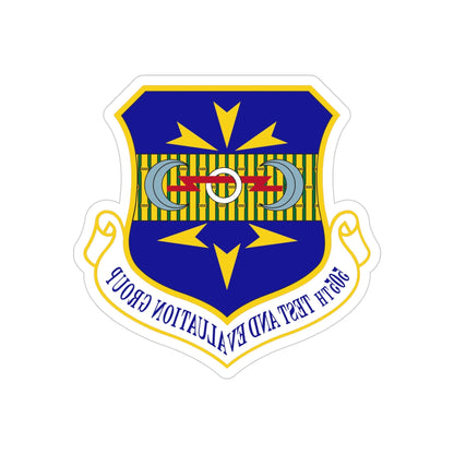 505th Test and Evaluation Group (U.S. Air Force) REVERSE PRINT Transparent STICKER-4 Inch-The Sticker Space