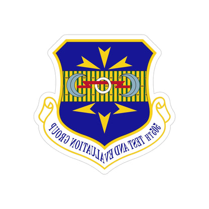 505th Test and Evaluation Group (U.S. Air Force) REVERSE PRINT Transparent STICKER-5 Inch-The Sticker Space