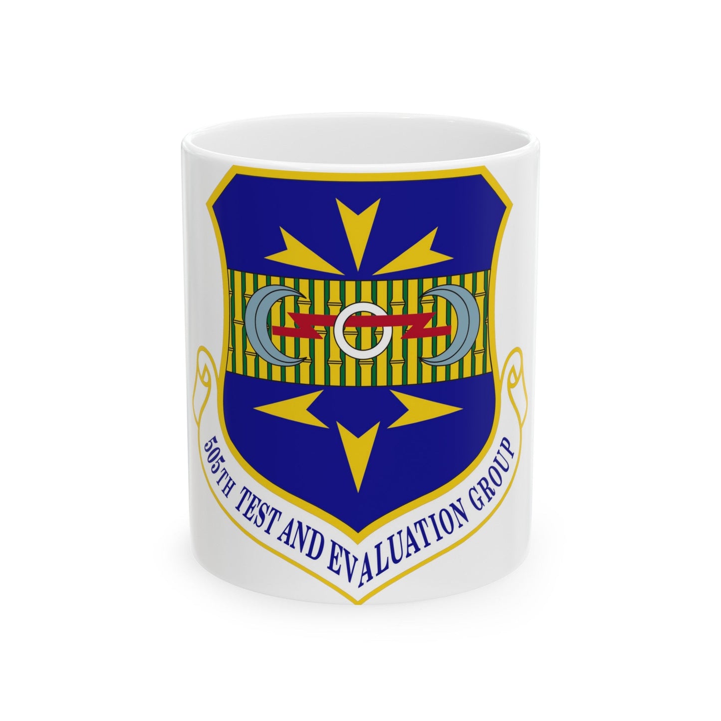 505th Test and Evaluation Group (U.S. Air Force) White Coffee Mug-11oz-The Sticker Space