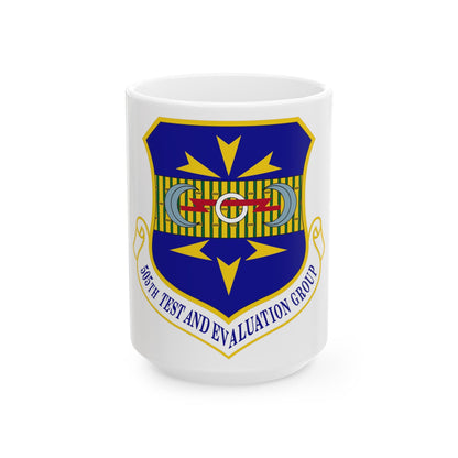 505th Test and Evaluation Group (U.S. Air Force) White Coffee Mug-15oz-The Sticker Space