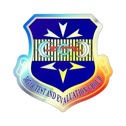 505th Test and Evaluation Group (U.S. Air Force) Holographic STICKER Die-Cut Vinyl Decal 6 Inch Holographic - The Sticker Space