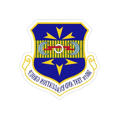 505th Test and Evaluation Group (U.S. Air Force) REVERSE PRINT Transparent Die-Cut STICKER - The Sticker Space