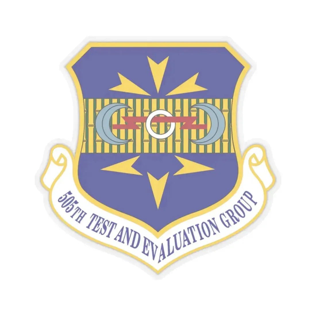 505th Test and Evaluation Group (U.S. Air Force) STICKER Vinyl Kiss-Cut Decal 2 Inch Transparent - The Sticker Space