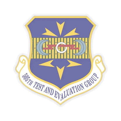 505th Test and Evaluation Group (U.S. Air Force) STICKER Vinyl Kiss-Cut Decal 2 Inch Transparent - The Sticker Space