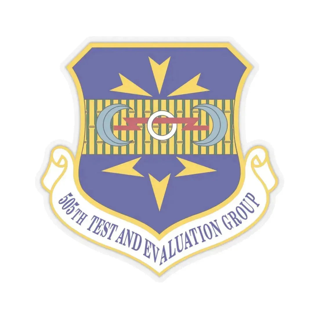 505th Test and Evaluation Group (U.S. Air Force) STICKER Vinyl Kiss-Cut Decal 3 Inch Transparent - The Sticker Space