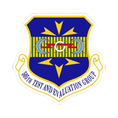 505th Test and Evaluation Group (U.S. Air Force) STICKER Vinyl Kiss-Cut Decal 3 Inch White - The Sticker Space