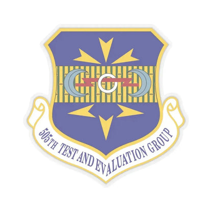 505th Test and Evaluation Group (U.S. Air Force) STICKER Vinyl Kiss-Cut Decal 4 Inch Transparent - The Sticker Space