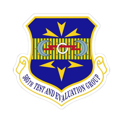 505th Test and Evaluation Group (U.S. Air Force) STICKER Vinyl Kiss-Cut Decal 4 Inch White - The Sticker Space