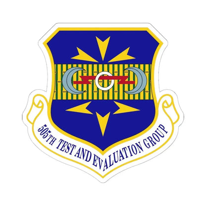 505th Test and Evaluation Group (U.S. Air Force) STICKER Vinyl Kiss-Cut Decal 6 Inch White - The Sticker Space