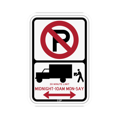 PBOT Road sign P2026D (Oregon) (Road Sign) STICKER Vinyl Kiss-Cut Decal