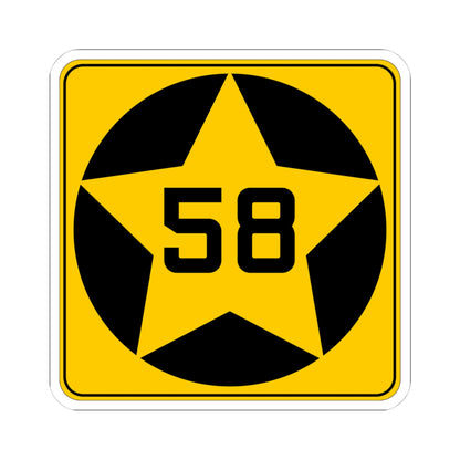 MN-58 1920 (Minnesota) (Road Sign) STICKER Vinyl Kiss-Cut Decal