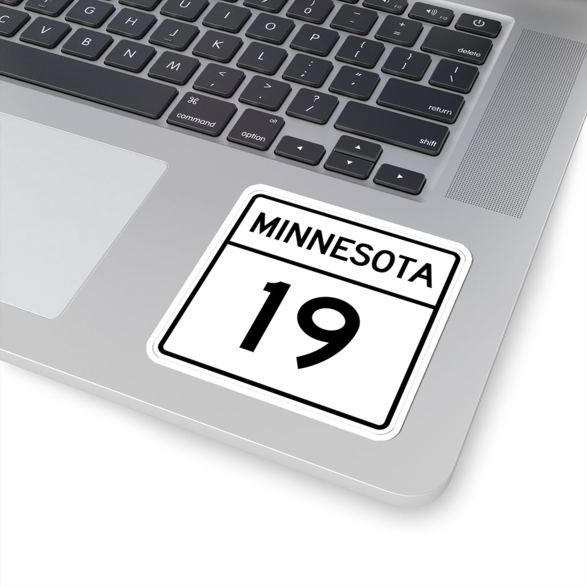 MN-19 1948 (Minnesota) (Road Sign) STICKER Vinyl Kiss-Cut Decal