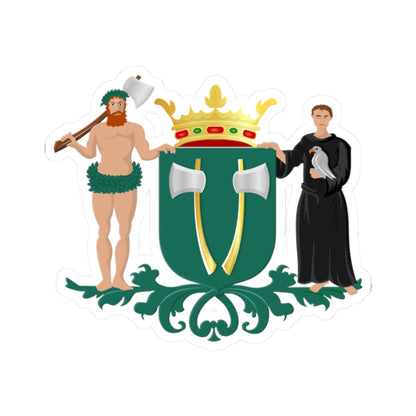 Beilen wapen (Netherlands) (Coat of Arms) STICKER Vinyl Kiss-Cut Decal